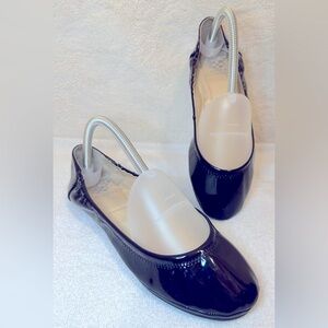 Vince Camuto women’s black patent leather ballet flats Size 8 EURO 38.5